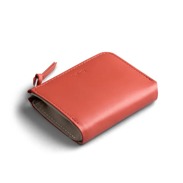 bellroy-l-pocket-porte-monnaie-zip-en-cuir-avec-rfid-bloodorange image 1