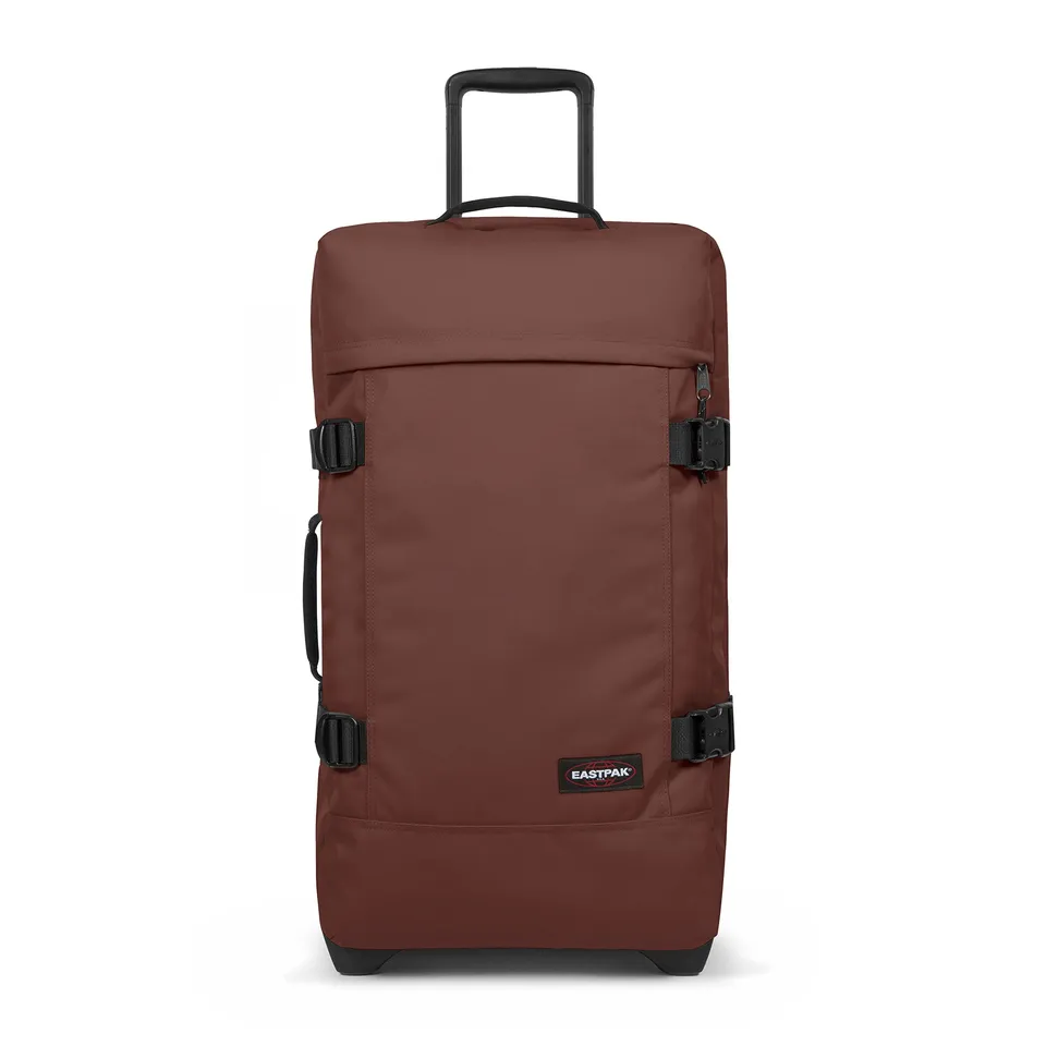 eastpak-tranverz-m-bagage-cabine-67-cm-78-l-valise-roulettes-marron image 1