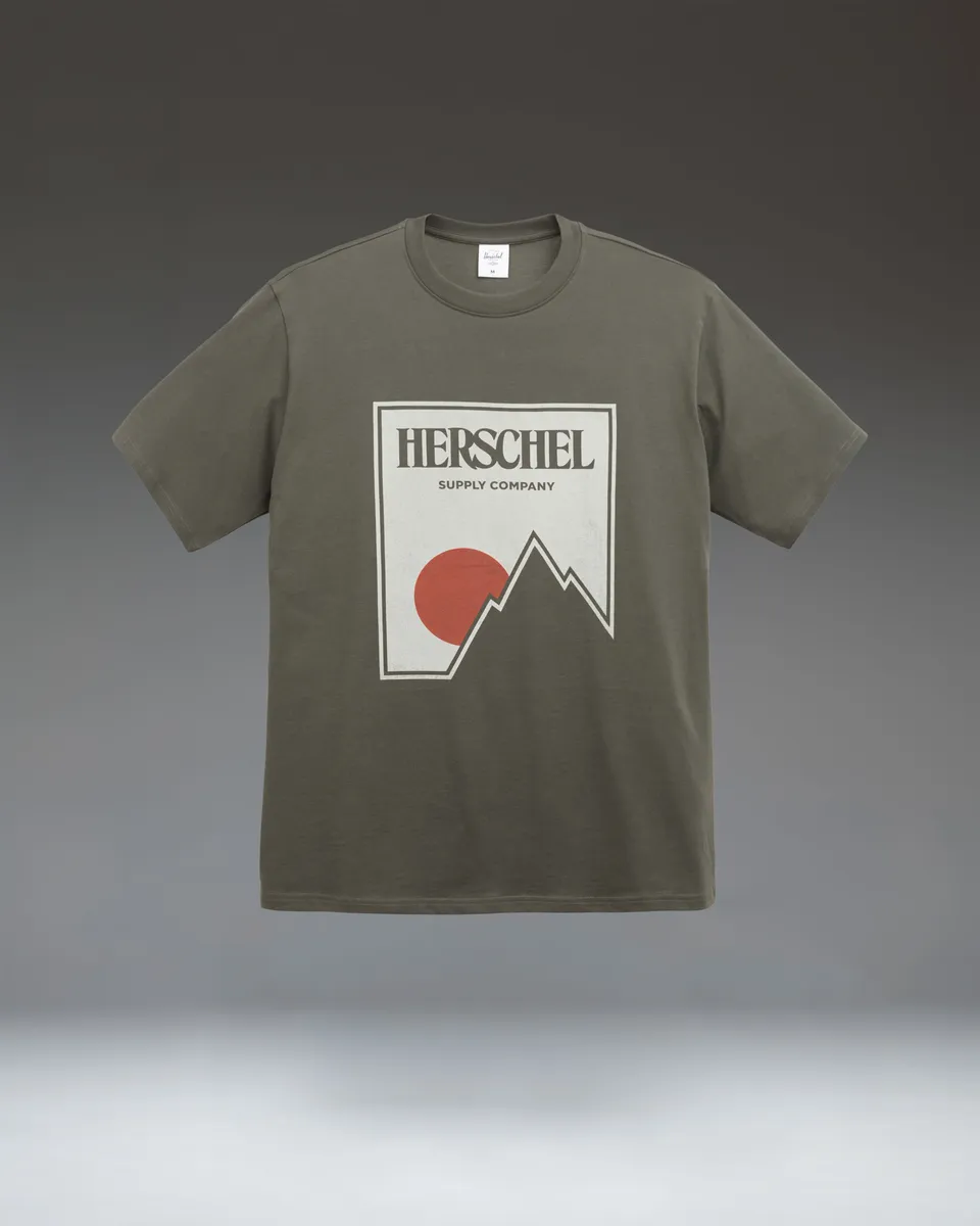 t-shirt-herschel-supply-homme-suncrest image 1