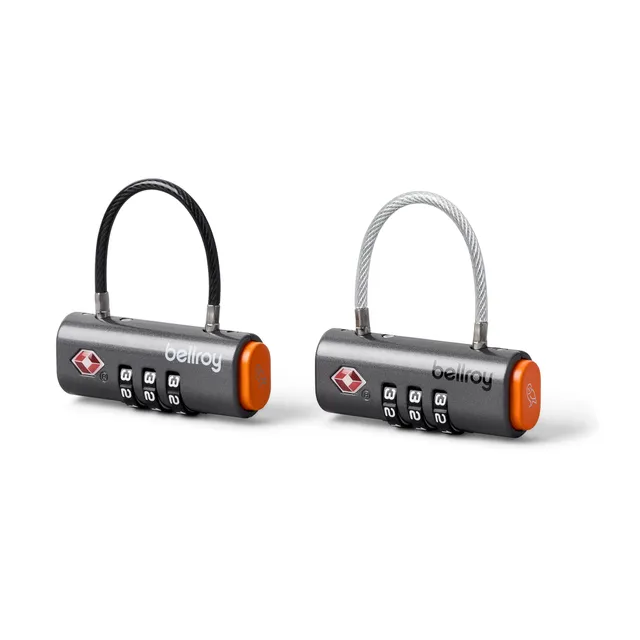 bellroy-travel-lock-duo-set-de-2-cadenas-voyage-tsa-avec-c-ble-flexible-et-code- image 1