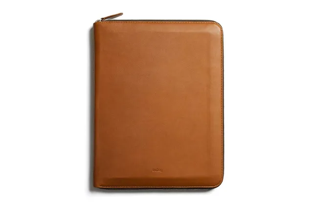 bellroy-work-folio-a4-porte-documents-en-cuir-premium-caramel image 1
