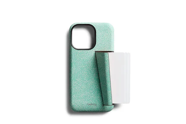 bellroy-phone-case-slim-en-cuir-premium-pour-iphone-13-pro-3-cartes-lagoon image 1