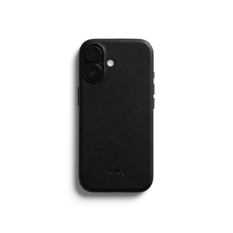 bellroy-coque-iphone-17-en-cuir-noir image 1