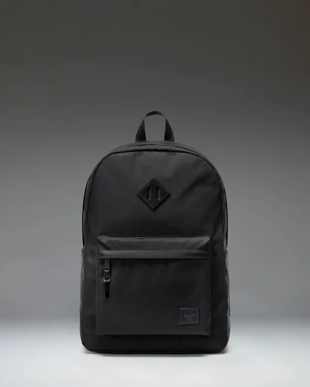 herschel-heritage-backpack-premium-classic-sac-dos-en-toile-avec-cuir-v-g-tal image 1