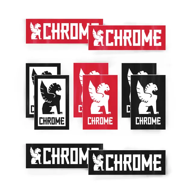 chrome-industries-chrome-sticker-pack-pack-de-stickers-officiels image 1