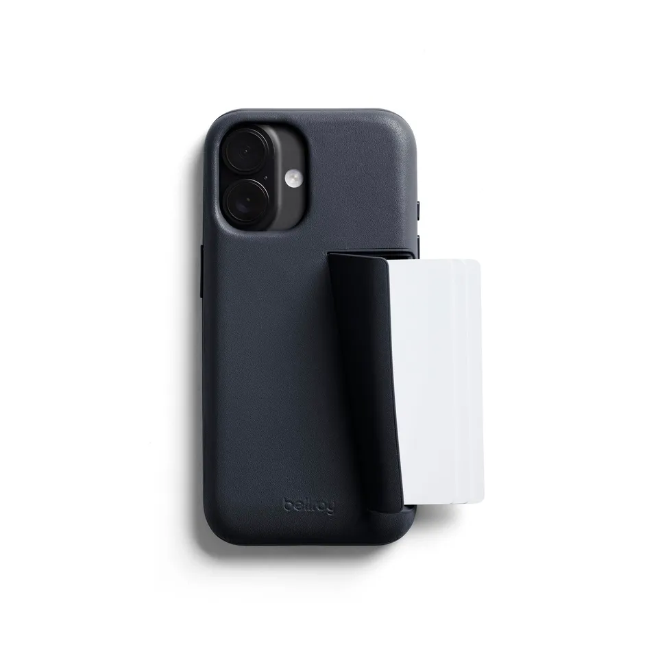 bellroy-phone-case-3-card-pour-iphone-17-coque-en-cuir-avec-porte-cartes-nightsk image 1