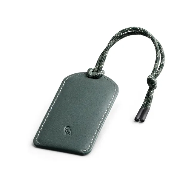 bellroy-luggage-tag-porte-adresse-pour-bagage-en-cuir-premium-everglade image 1