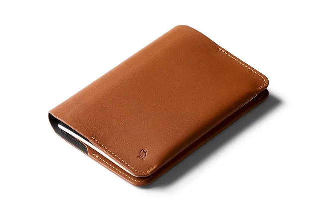bellroy-notebook-cover-couverture-en-cuir-pour-carnet-avec-passeport-caramel image 1