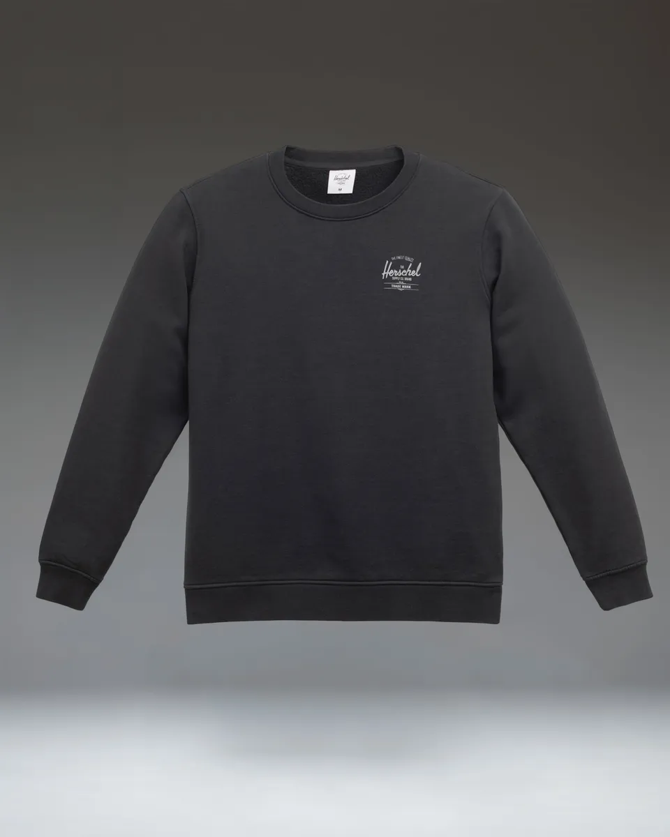 sweat-herschel-basic-crew-homme-coupe-classique-molleton-350-gsm image 1
