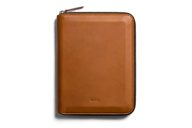 bellroy-work-folio-a5-porte-documents-cuir-premium-caramel image 1