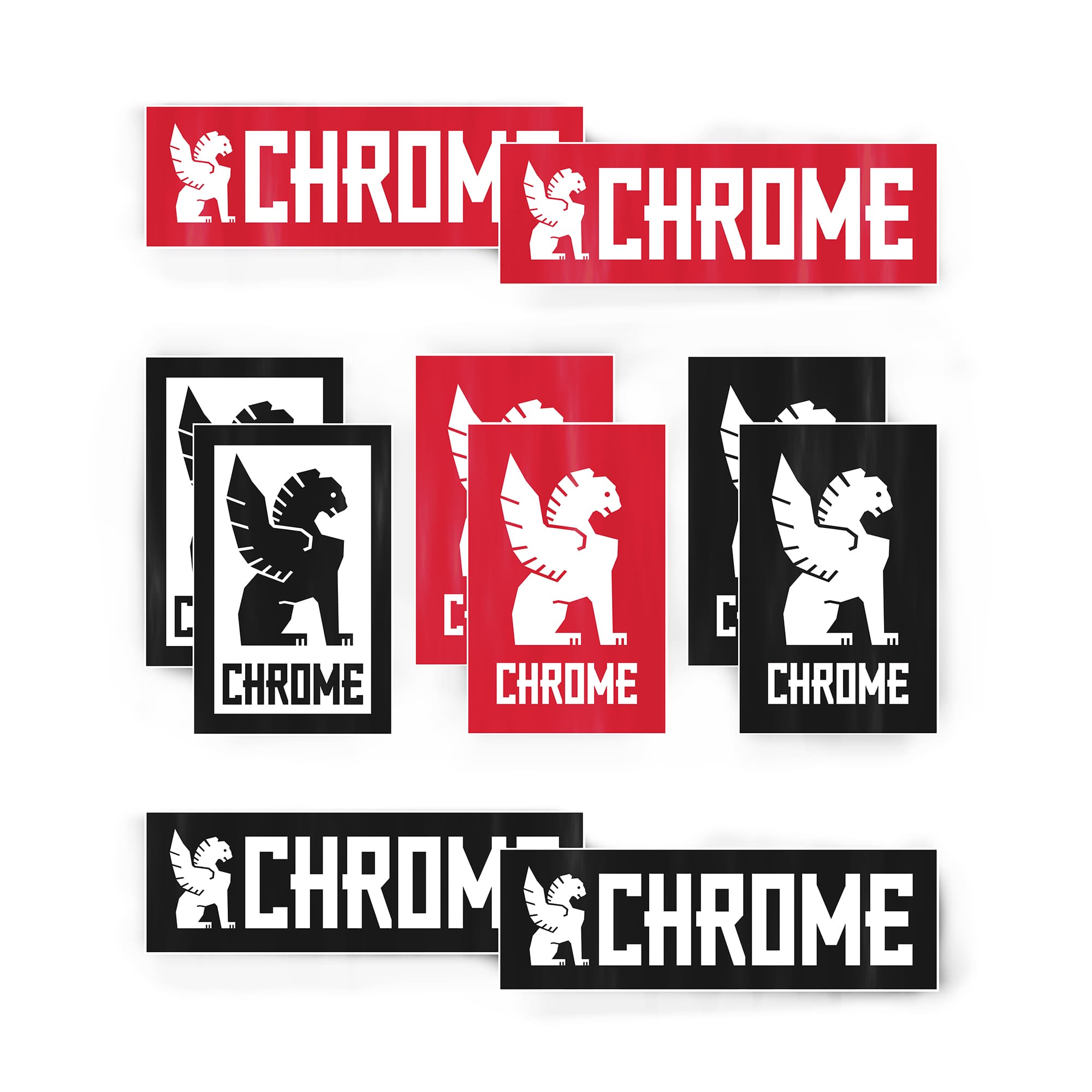 chrome-industries-chrome-sticker-pack-pack-de-stickers-officiels image 1