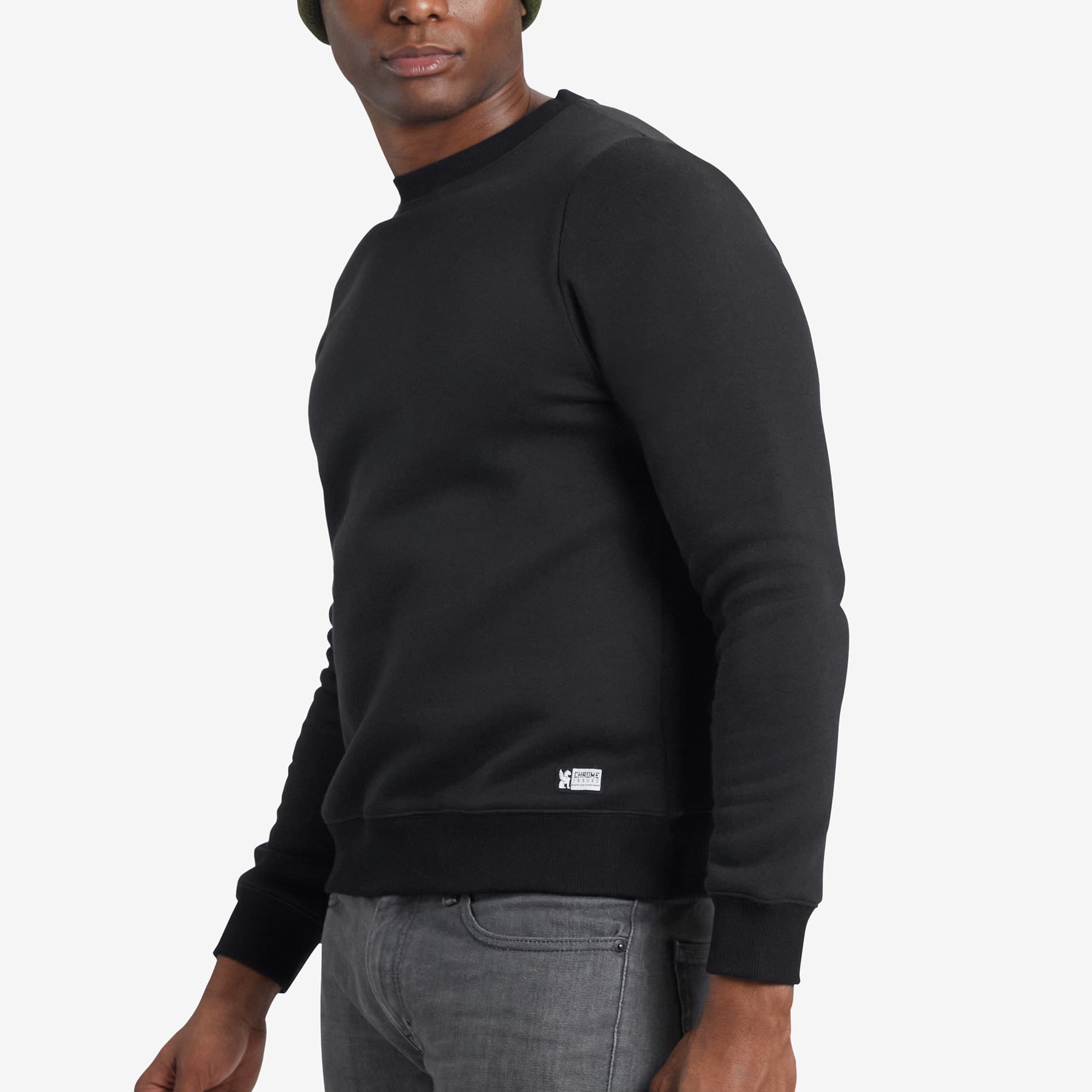 chrome-issued-fleece-crew-sweat-col-rond-homme-durable image 4