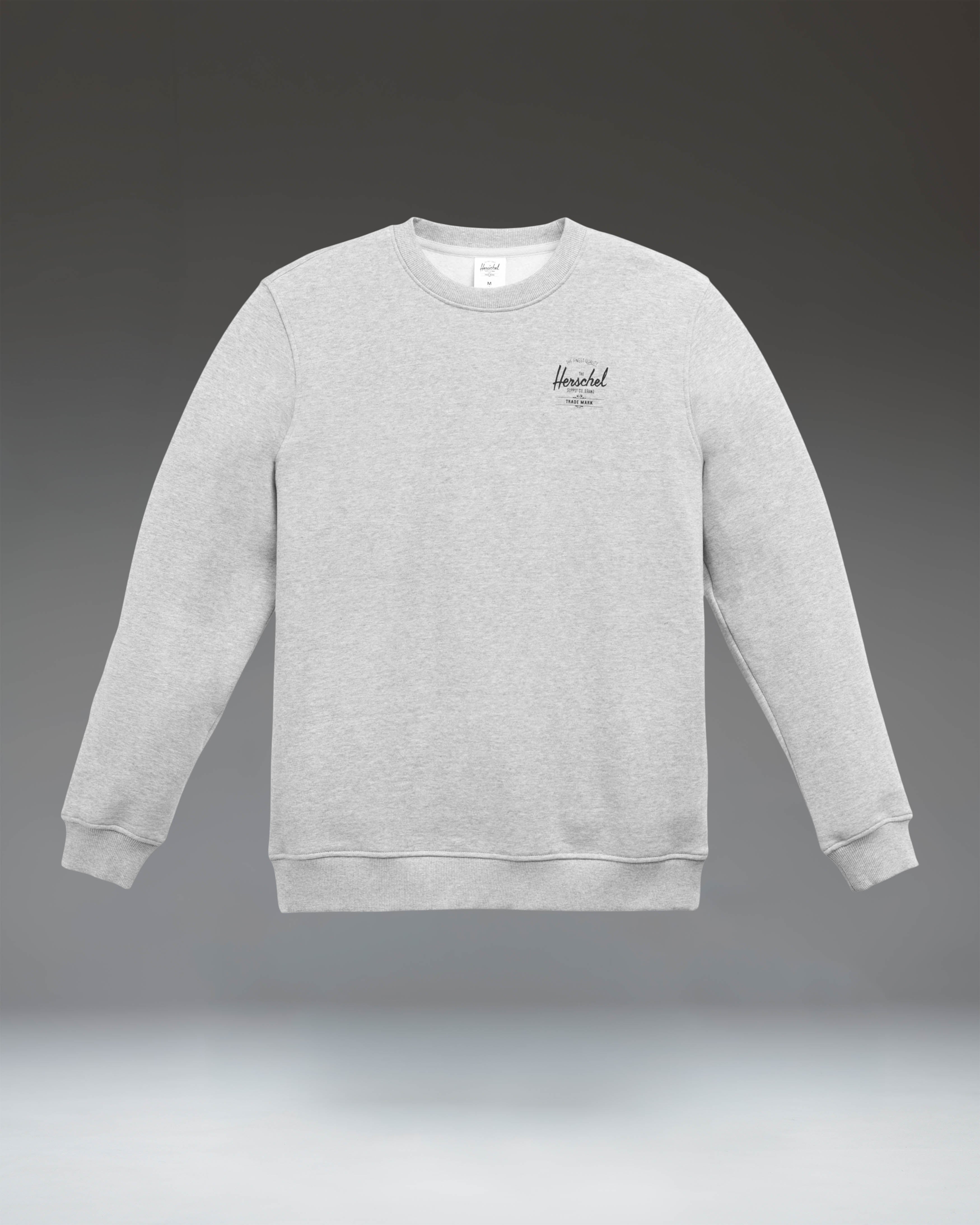 sweat-herschel-basic-crew-homme-coupe-classique-molleton-350-gsm image 2