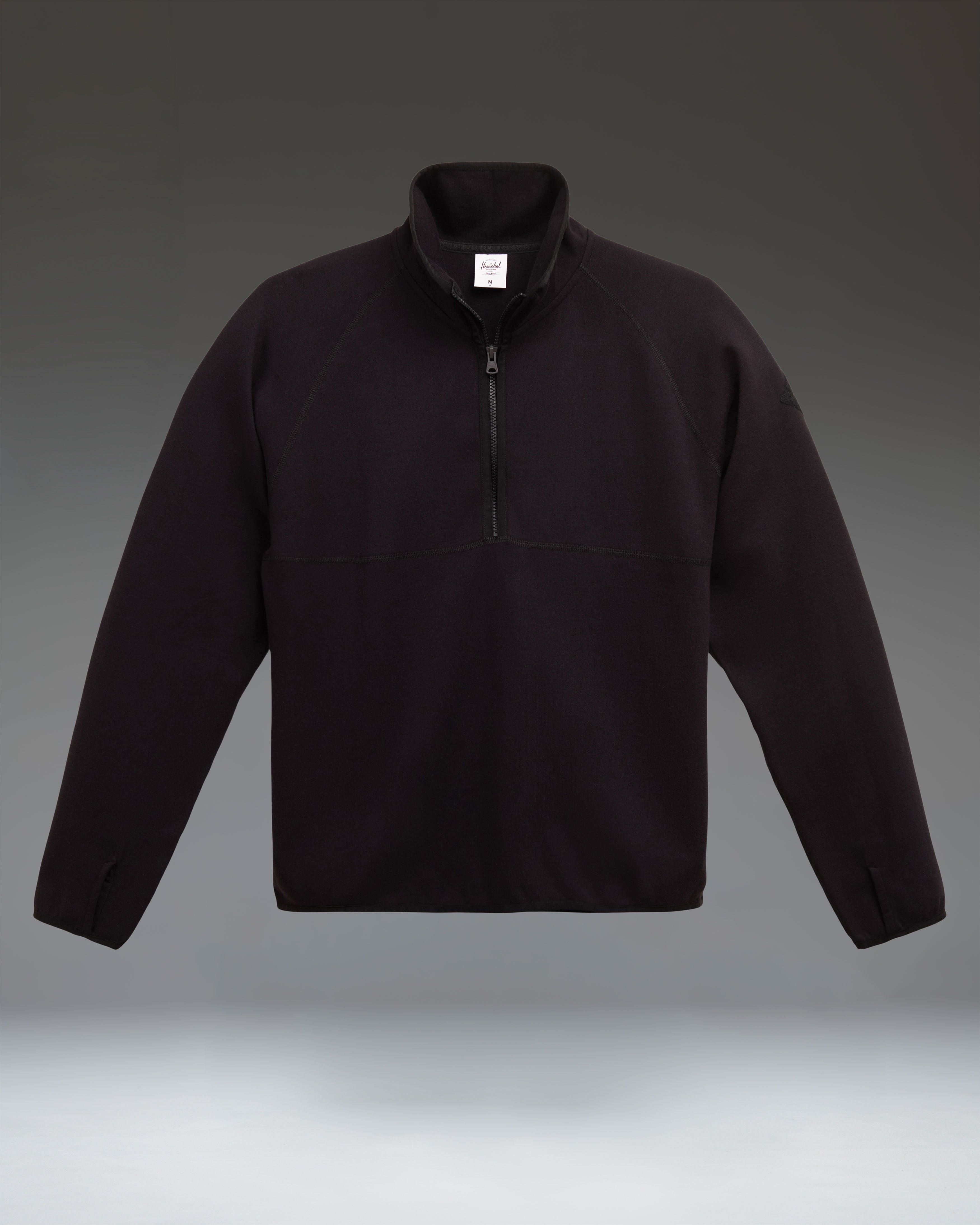 herschel-supply-performance-quarter-zip-homme-polaire-l-g-re-avec-pouces image 2