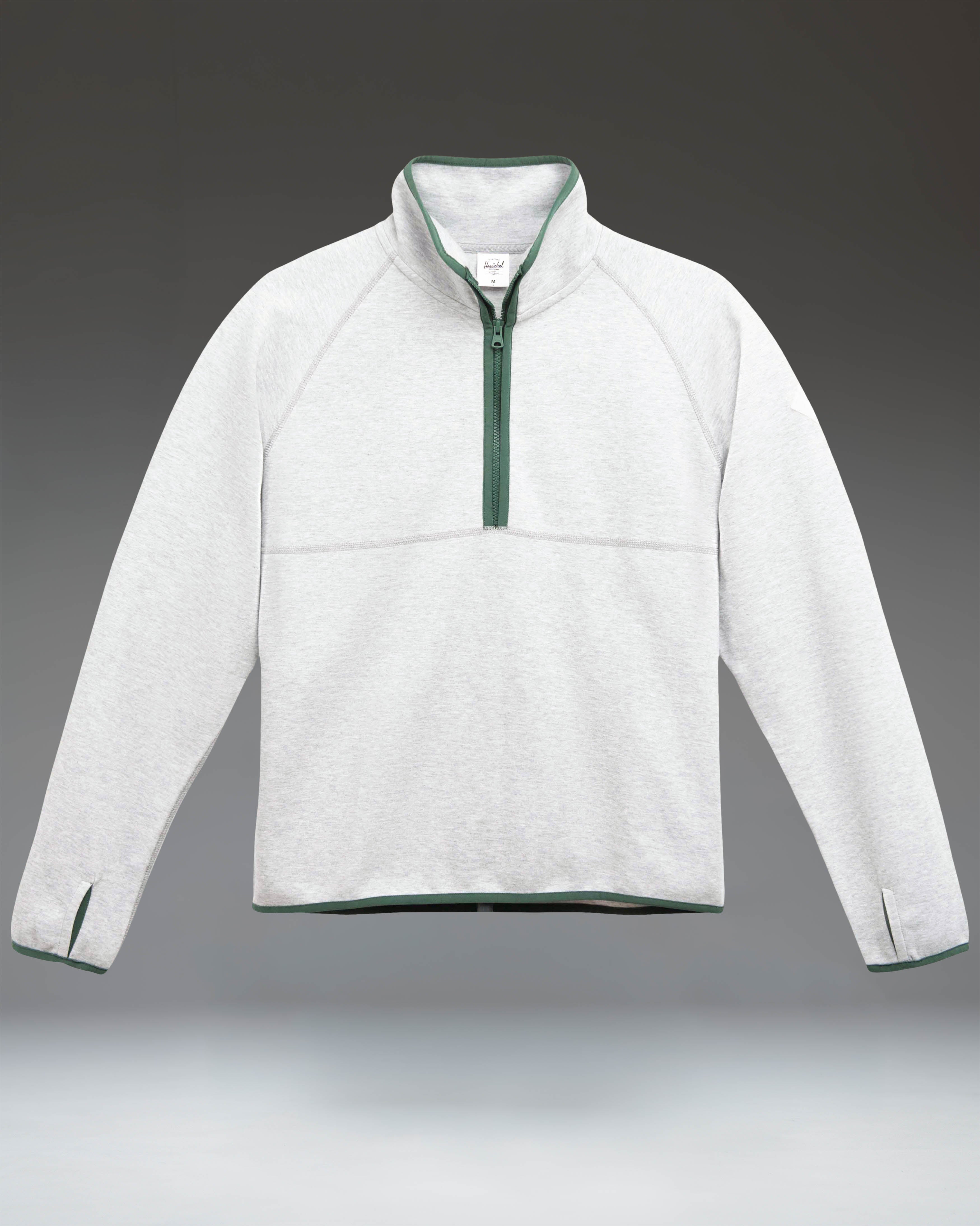 herschel-supply-performance-quarter-zip-homme-polaire-l-g-re-avec-pouces image 1