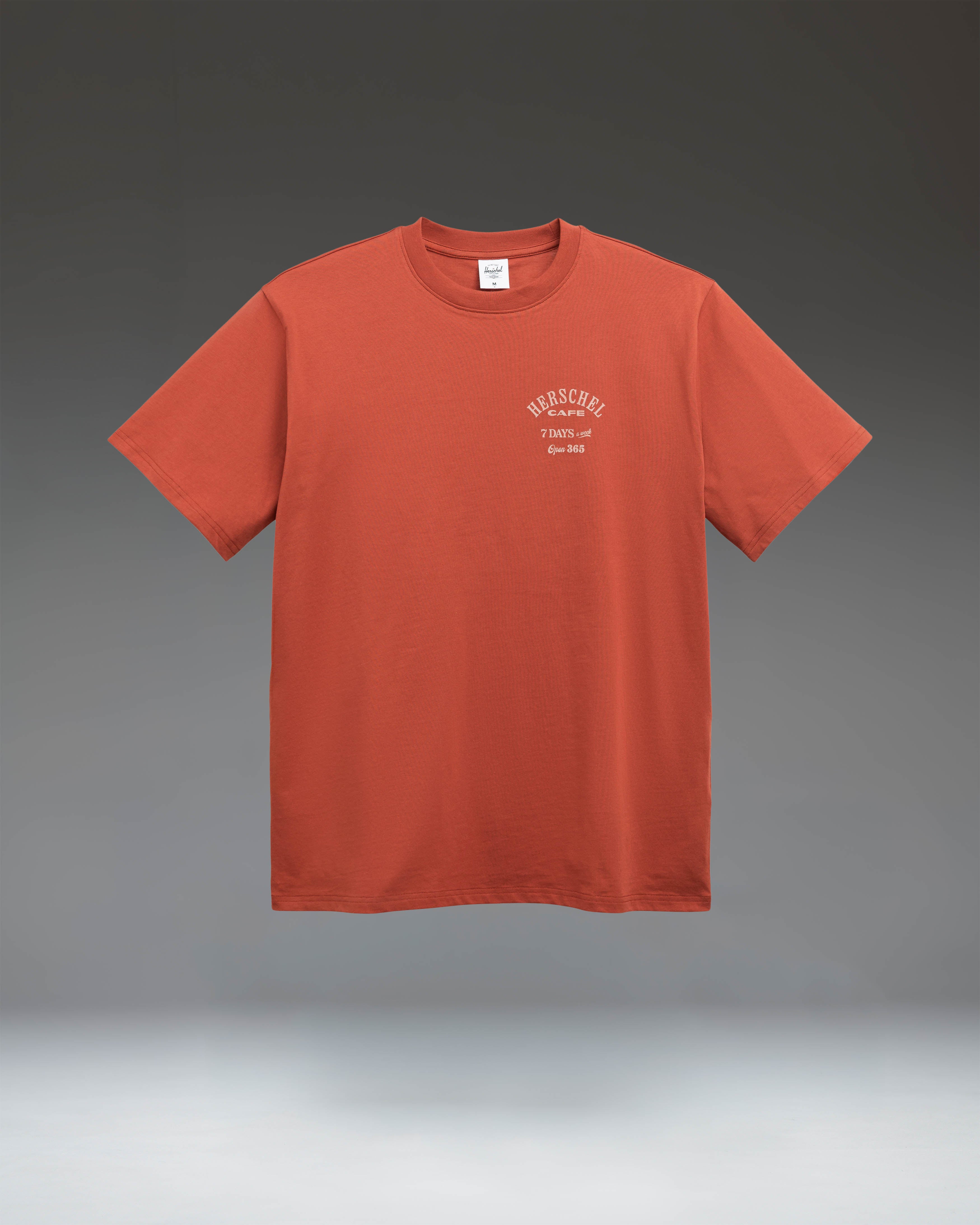 t-shirt-herschel-cafe-tee-homme-coton-pais-coupe-classique image 1