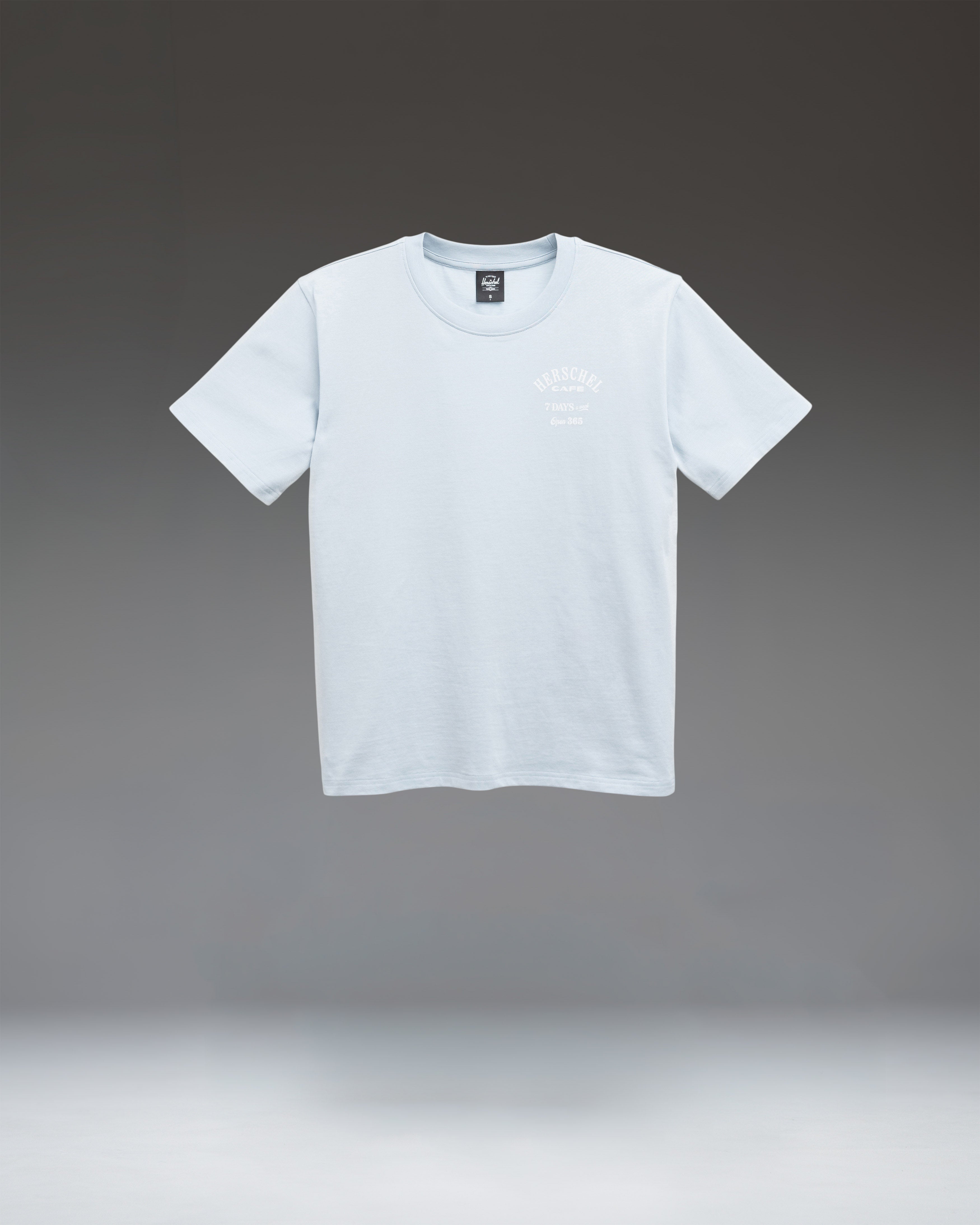 herschel-cafe-tee-femme-t-shirt-en-coton-coupe-classique image 1