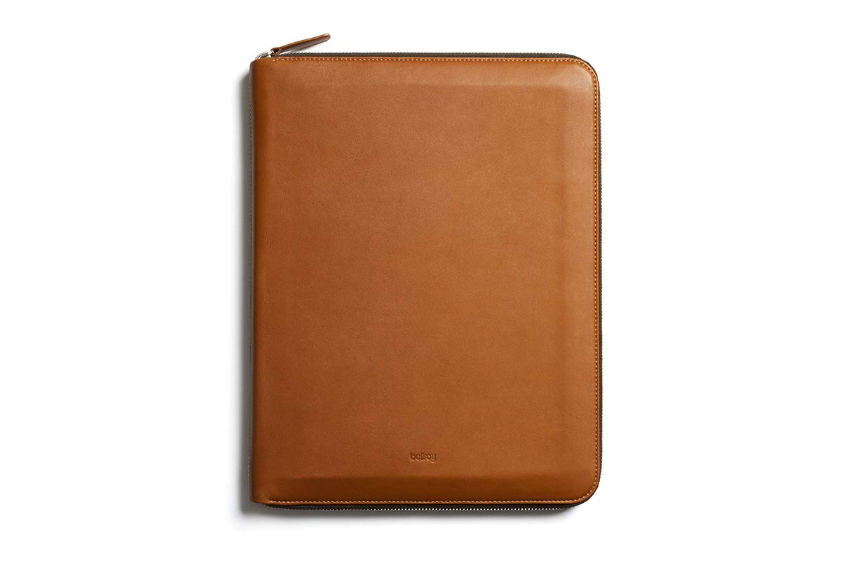 bellroy-work-folio-a4-porte-documents-en-cuir-premium-caramel image 1