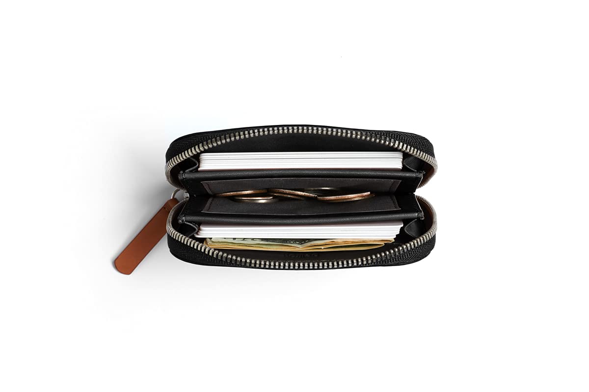 bellroy-folio-mini-portefeuille-avec-poche-monnaie-noir image 2