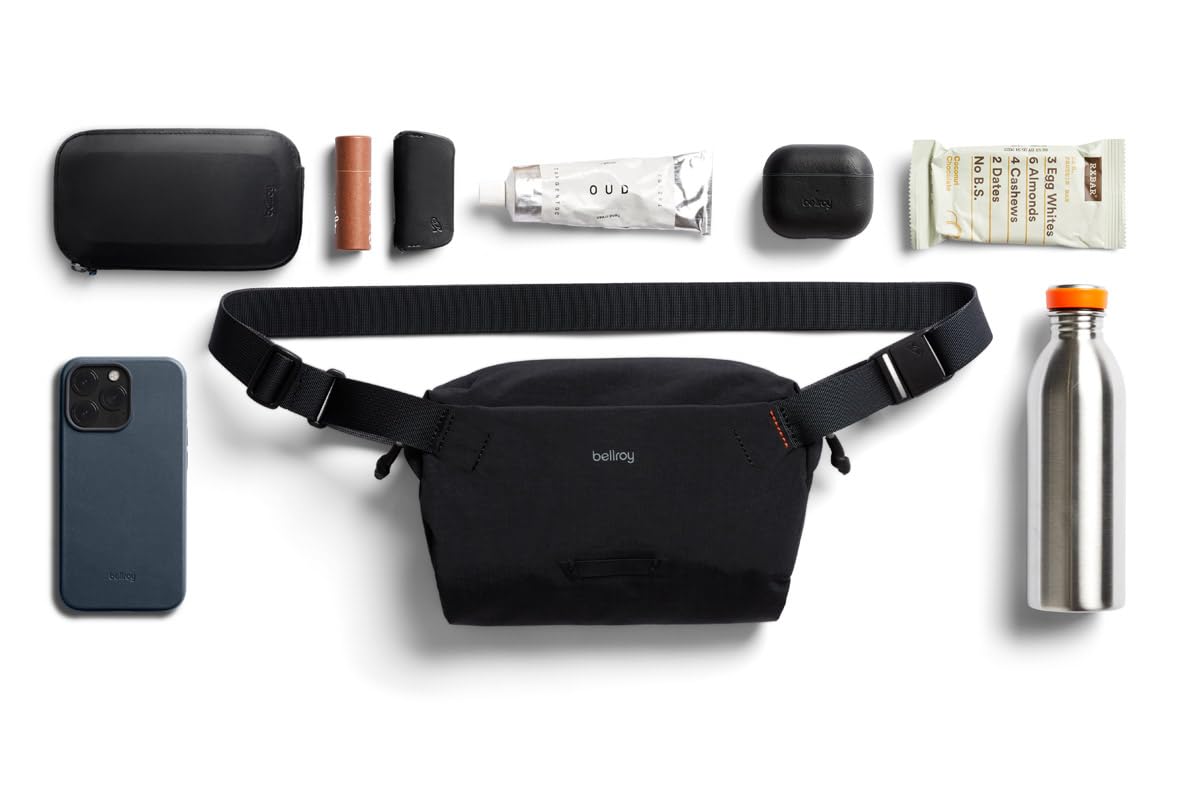 bellroy-lite-sling-sacoche-compacte-et-flexible-noire image 7