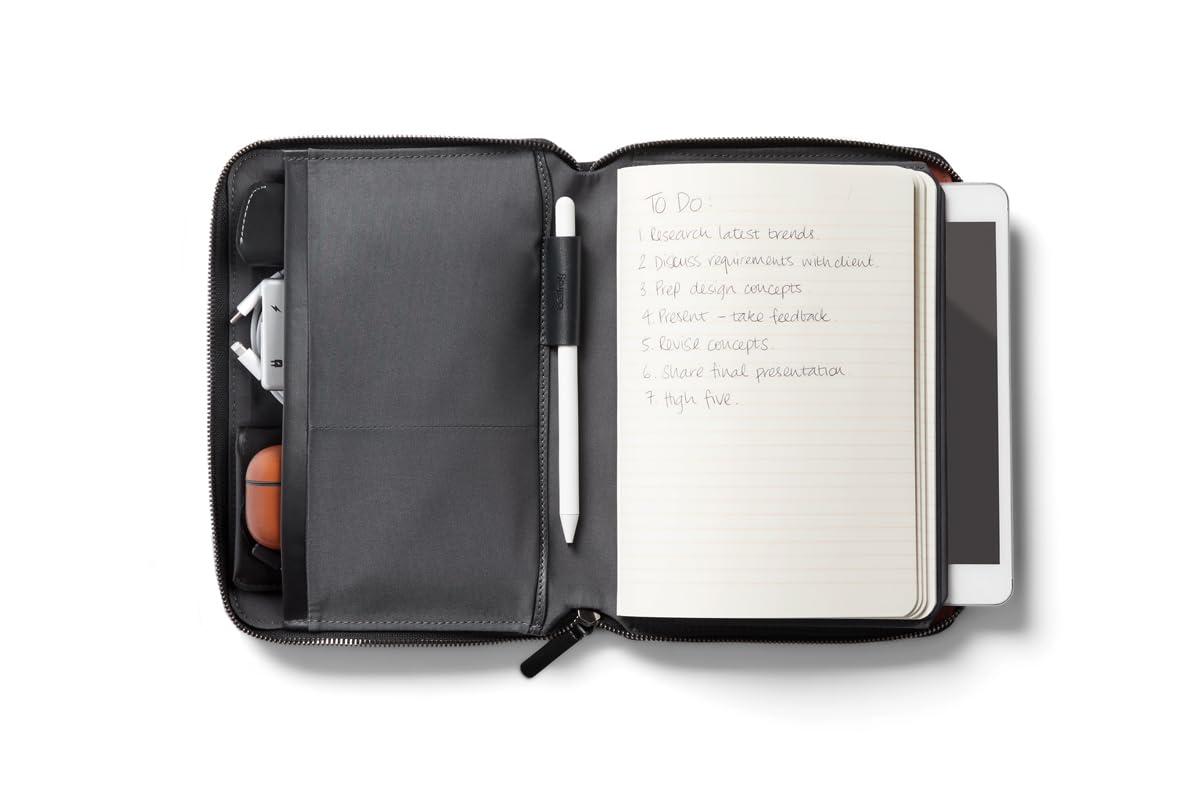 bellroy-tokyo-folio-8-support-pour-document-et-tablette-carnet-de-travail-raven image 7