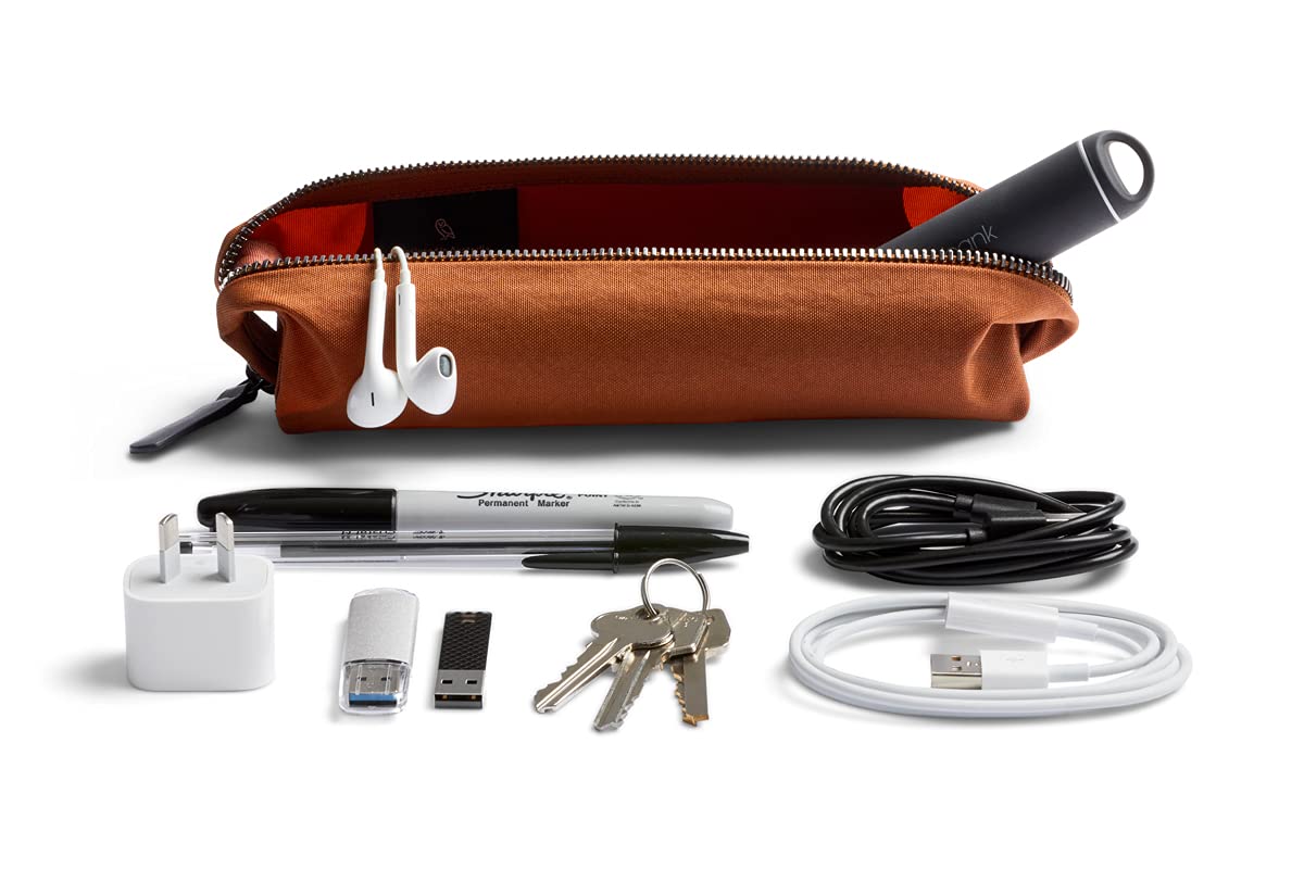 bellroy-pencil-case-trousse-de-bureau-en-tissu-tiss-et-cuir-bronze image 5
