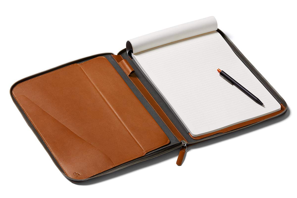 bellroy-work-folio-a4-porte-documents-en-cuir-premium-caramel image 3