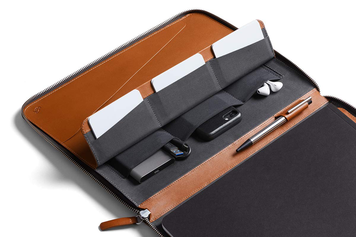 bellroy-work-folio-a4-porte-documents-en-cuir-premium-caramel image 5