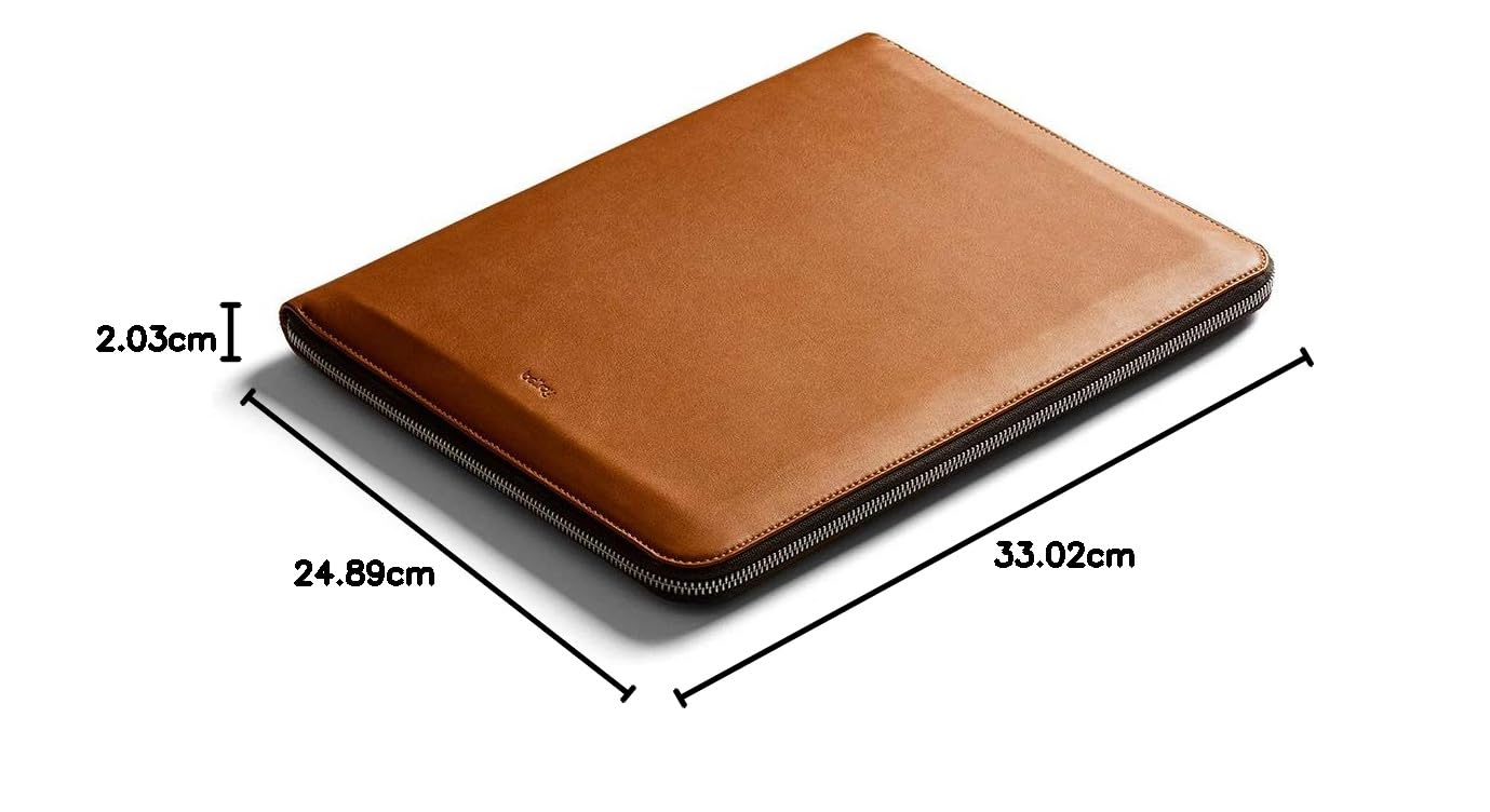 bellroy-work-folio-a4-porte-documents-en-cuir-premium-caramel image 8