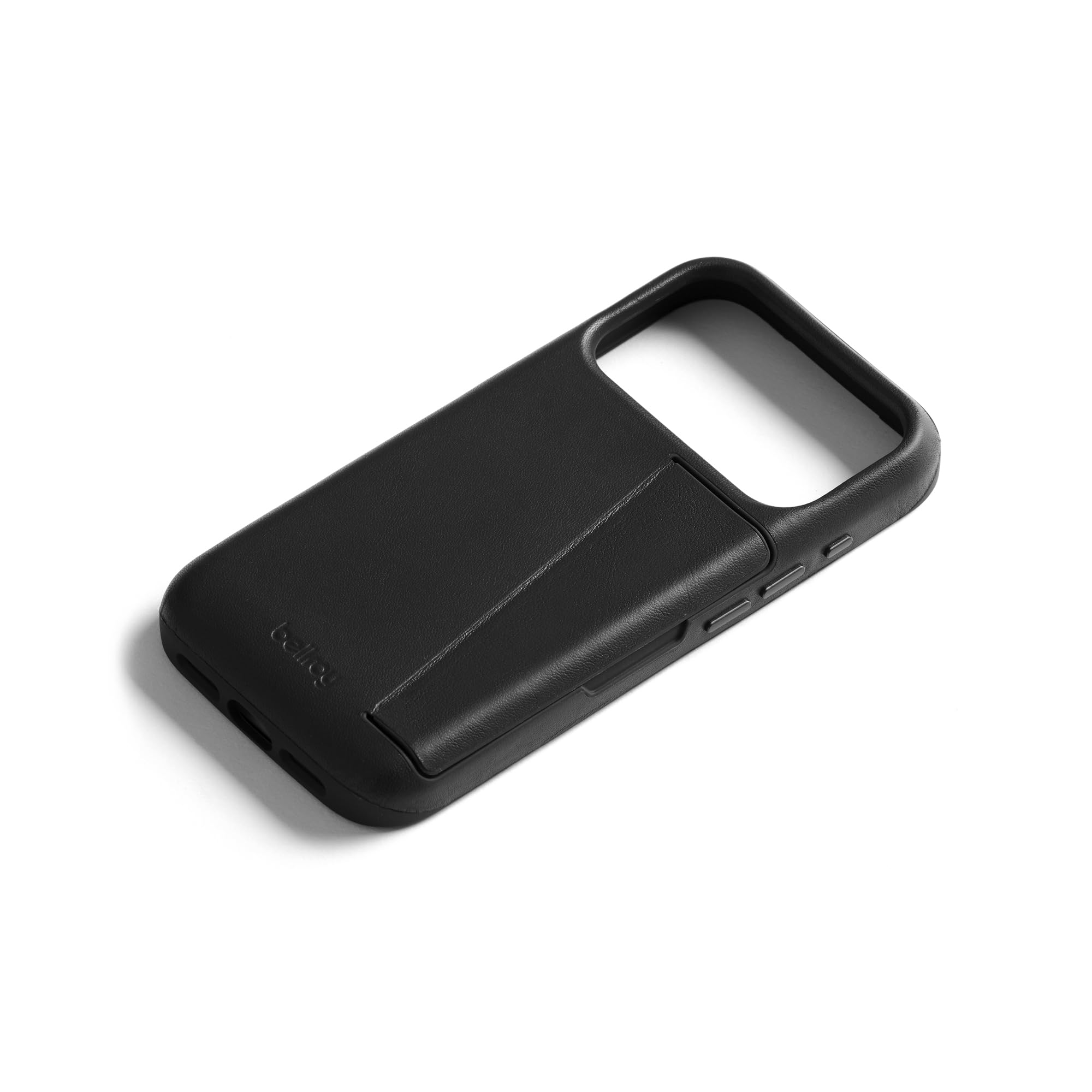 bellroy-phone-case-3-card-pour-iphone-17-pro-coque-en-cuir-avec-porte-cartes-bla image 3