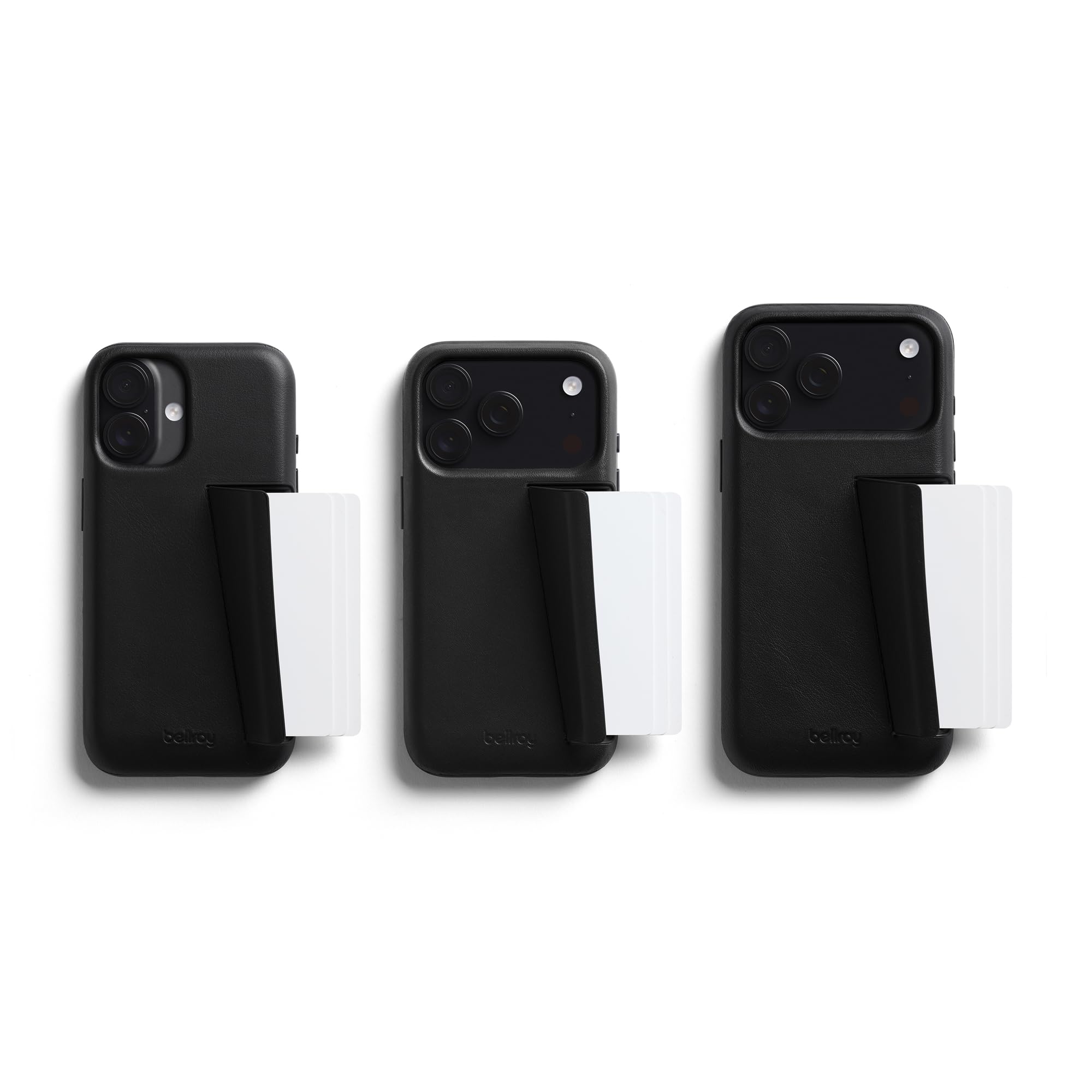bellroy-phone-case-3-card-pour-iphone-17-pro-coque-en-cuir-avec-porte-cartes-bla image 5