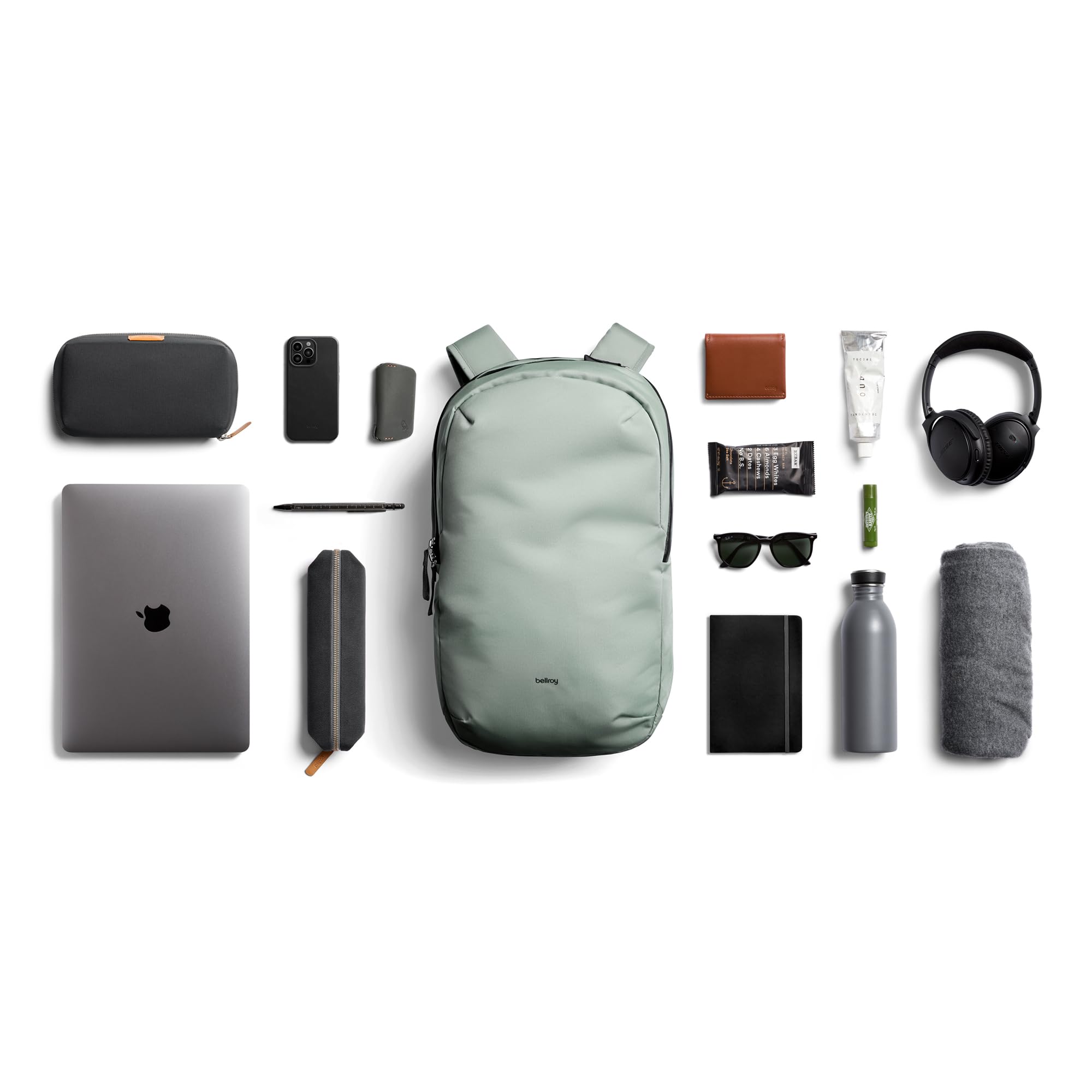 bellroy-via-backpack-eucalyptus-sac-dos-minimaliste-avec-panneau-rabattable image 6