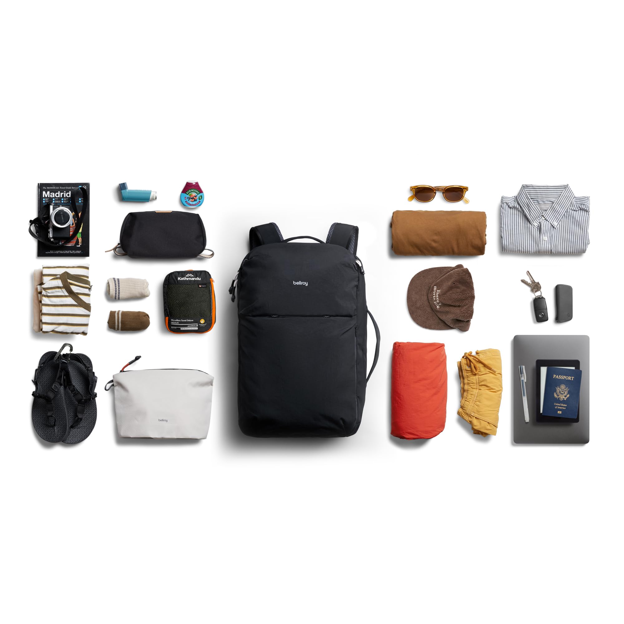 bellroy-lite-travel-pack-38l-bagage-cabine-sac-dos-noir image 6