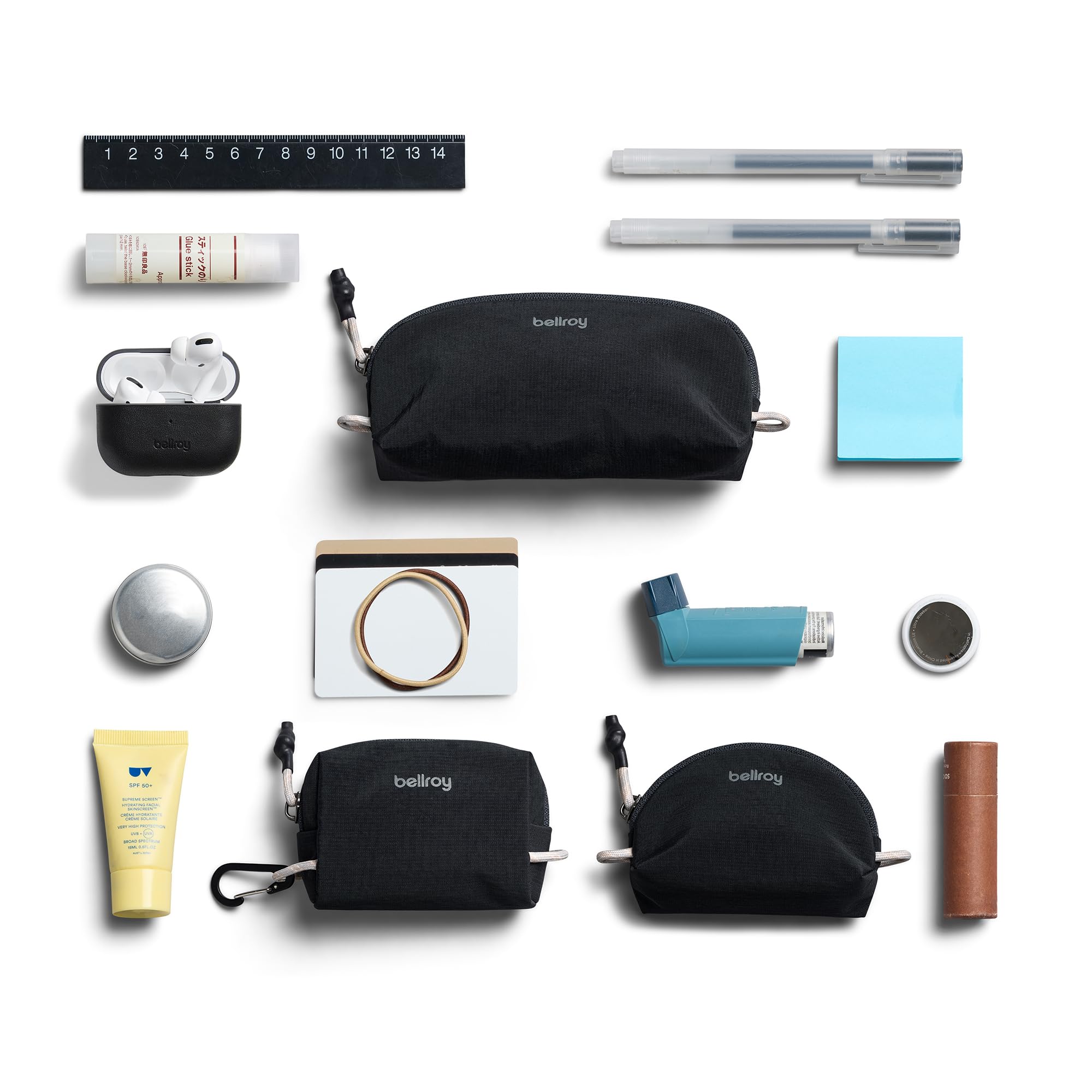 bellroy-lite-pocket-trio-3-pochettes-ultra-l-g-res-en-dura-lite-black image 7