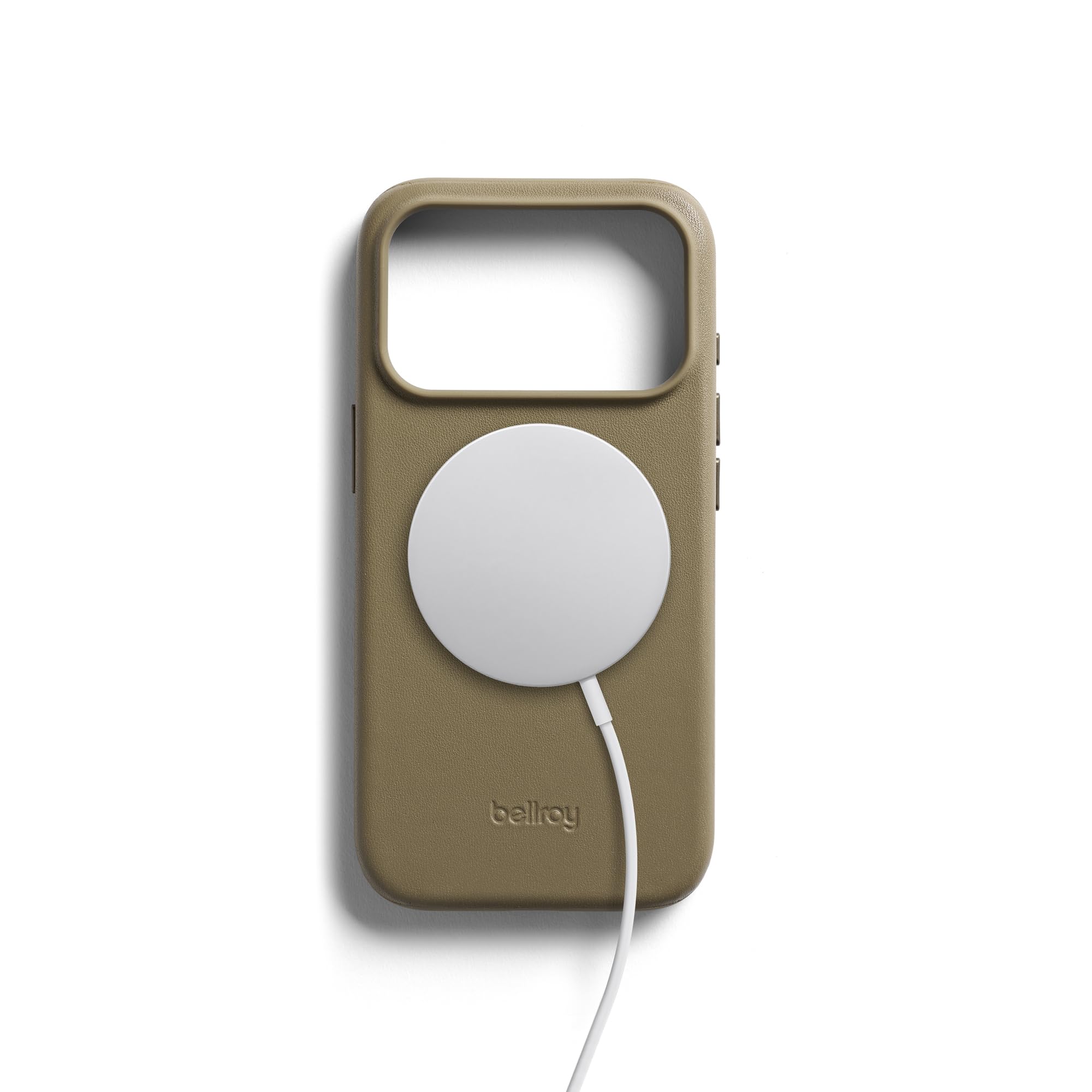 bellroy-coque-iphone-17-pro-en-cuir-khaki image 3