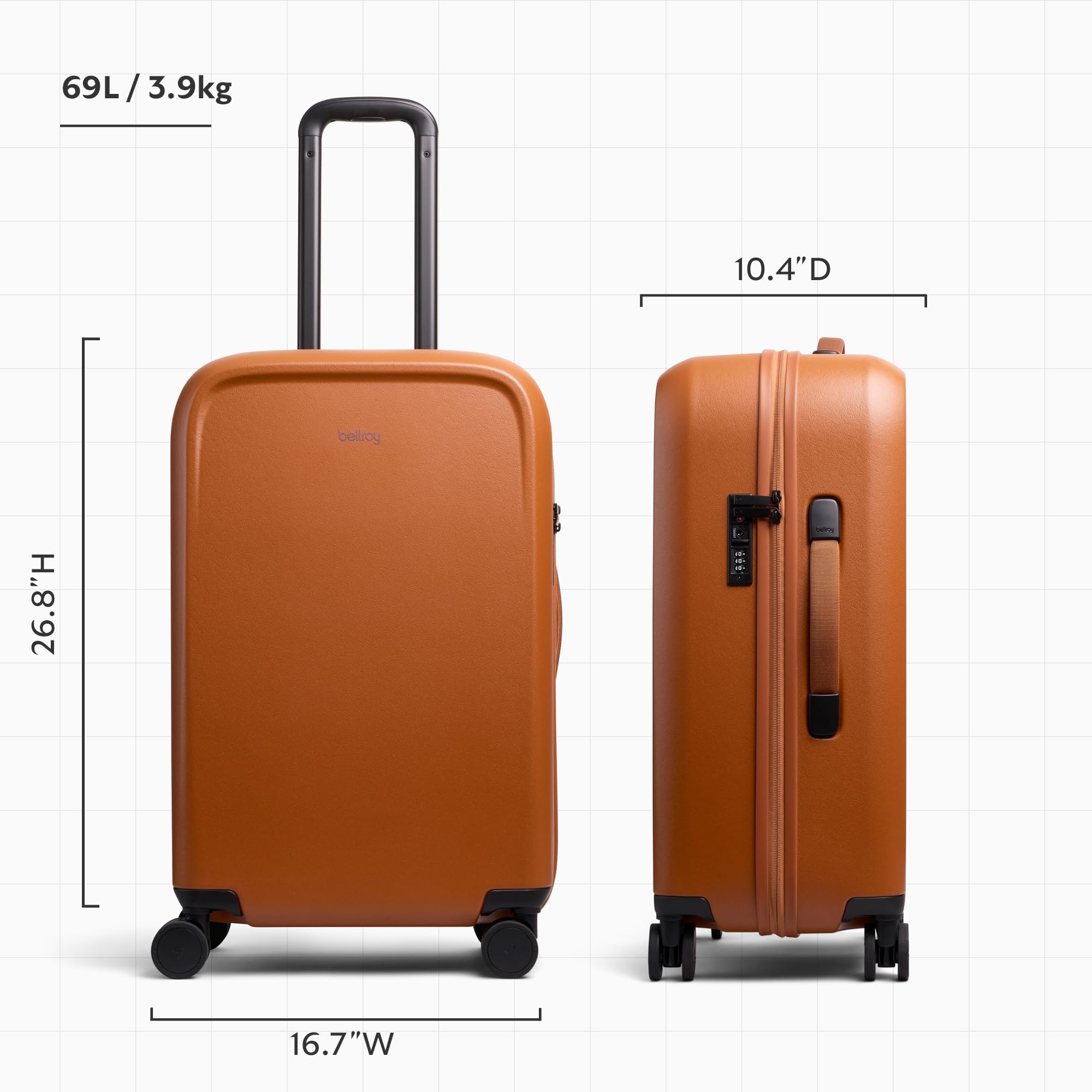 bellroy-transit-check-in-valise-soute-69-l-rigide-polycarbonate-mat-roulettes-hi image 2