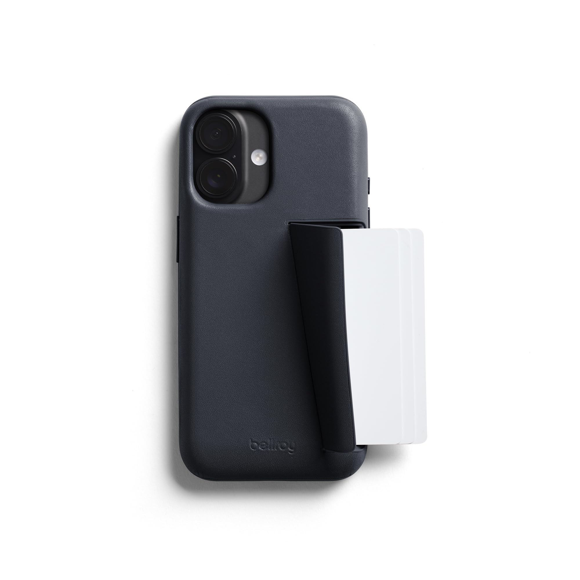 bellroy-phone-case-3-card-pour-iphone-17-coque-en-cuir-avec-porte-cartes-nightsk image 1