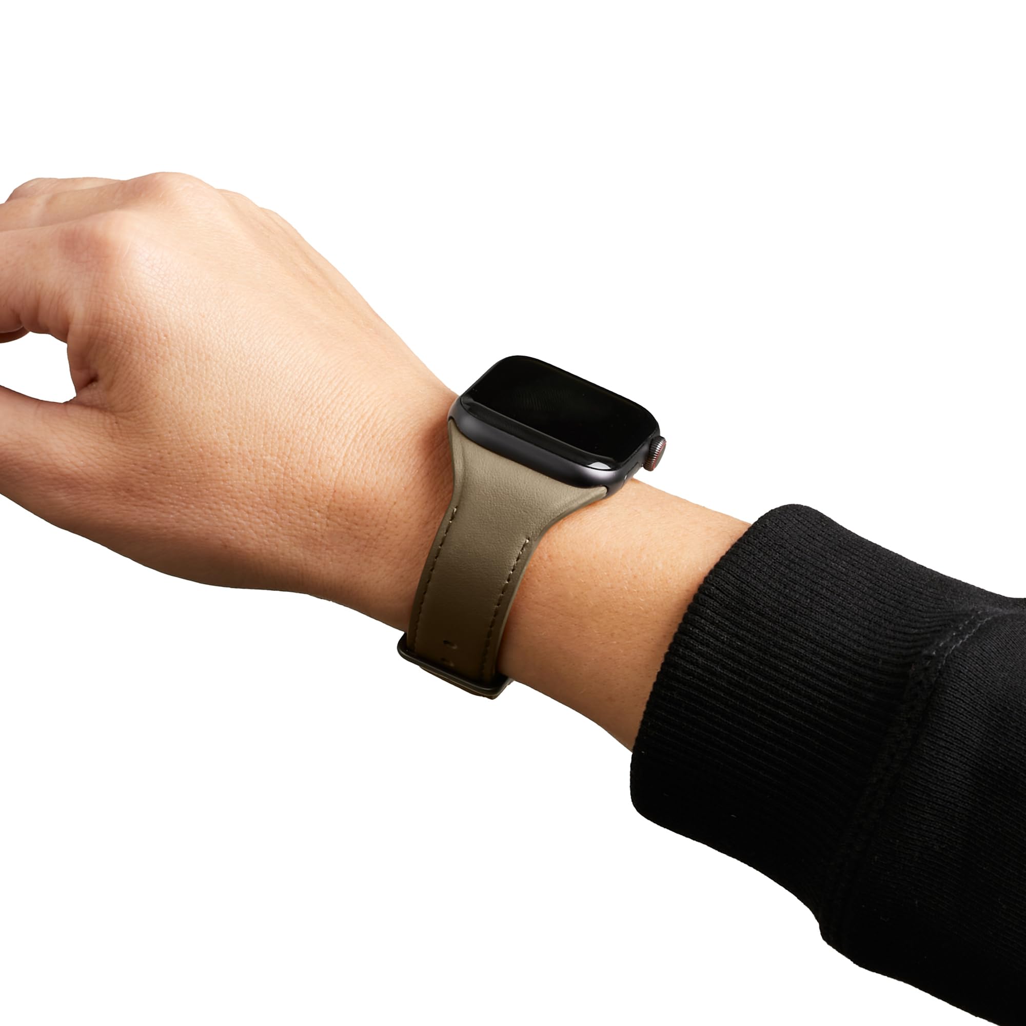 bellroy-classic-watch-strap-bracelet-en-cuir-pour-apple-watch-38-42mm-khaki-smal image 6