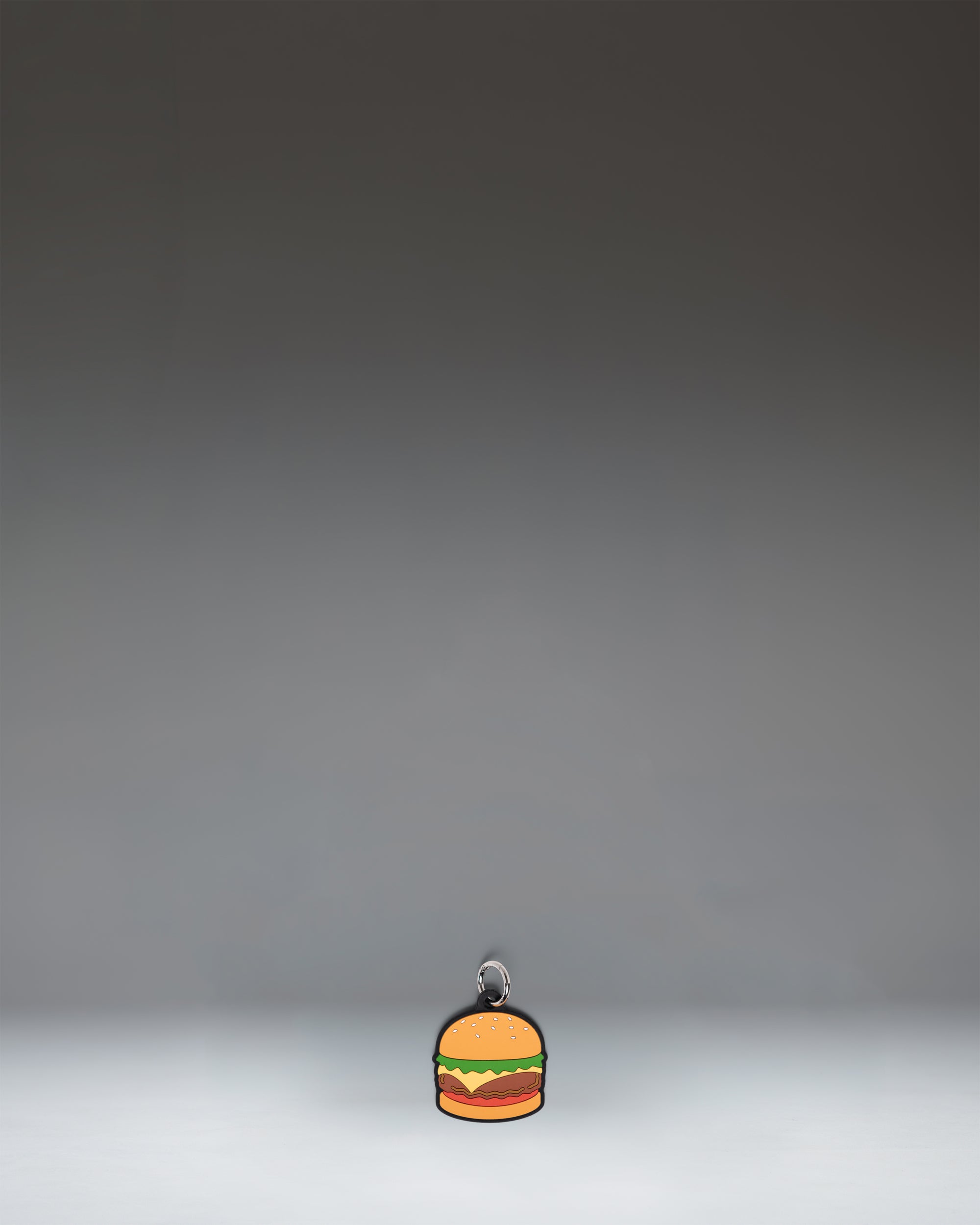 herschel-supply-co-burger-bag-charm-porte-cl-s-silicone-en-forme-de-cheeseburger image 1