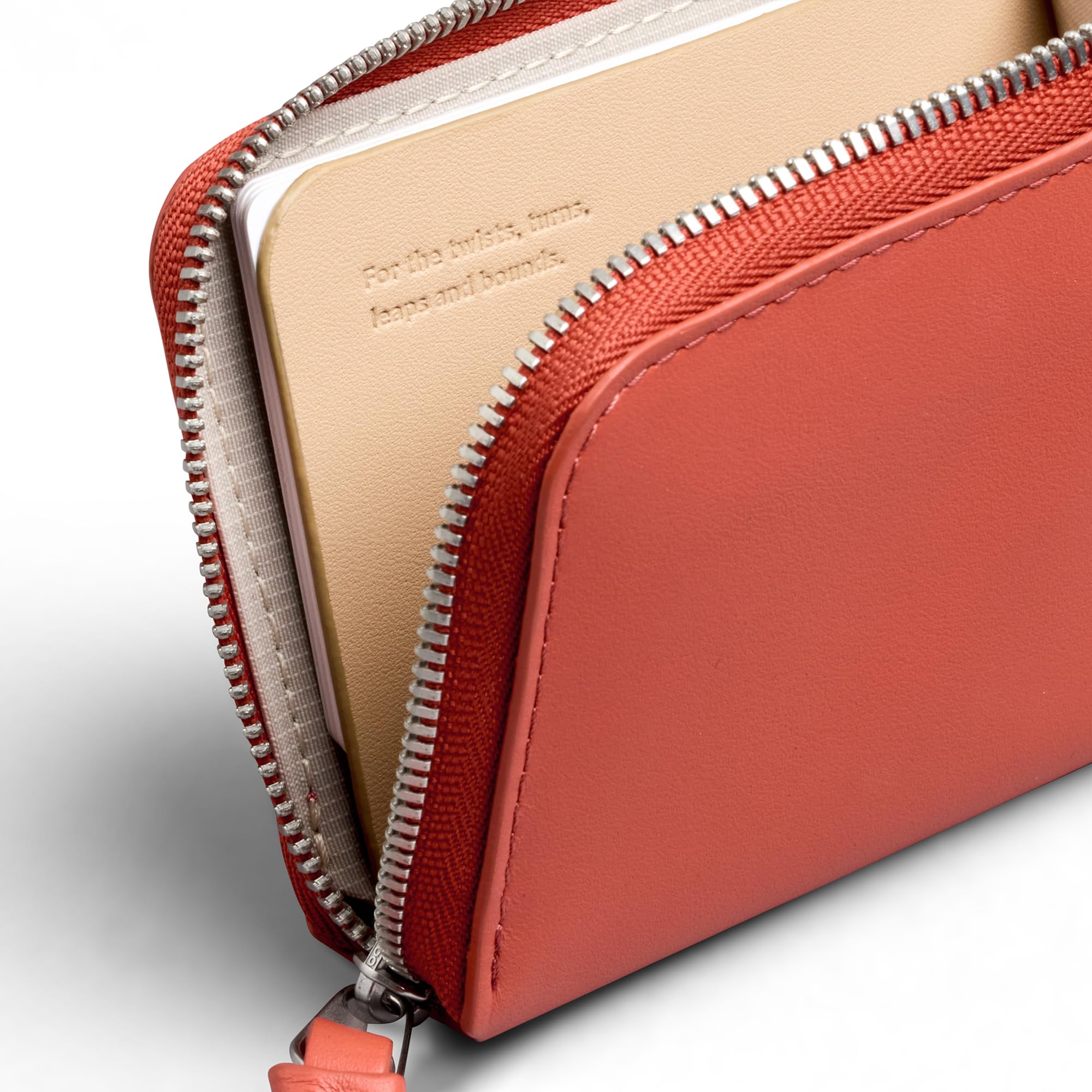 bellroy-l-pocket-porte-monnaie-zip-en-cuir-avec-rfid-bloodorange image 3