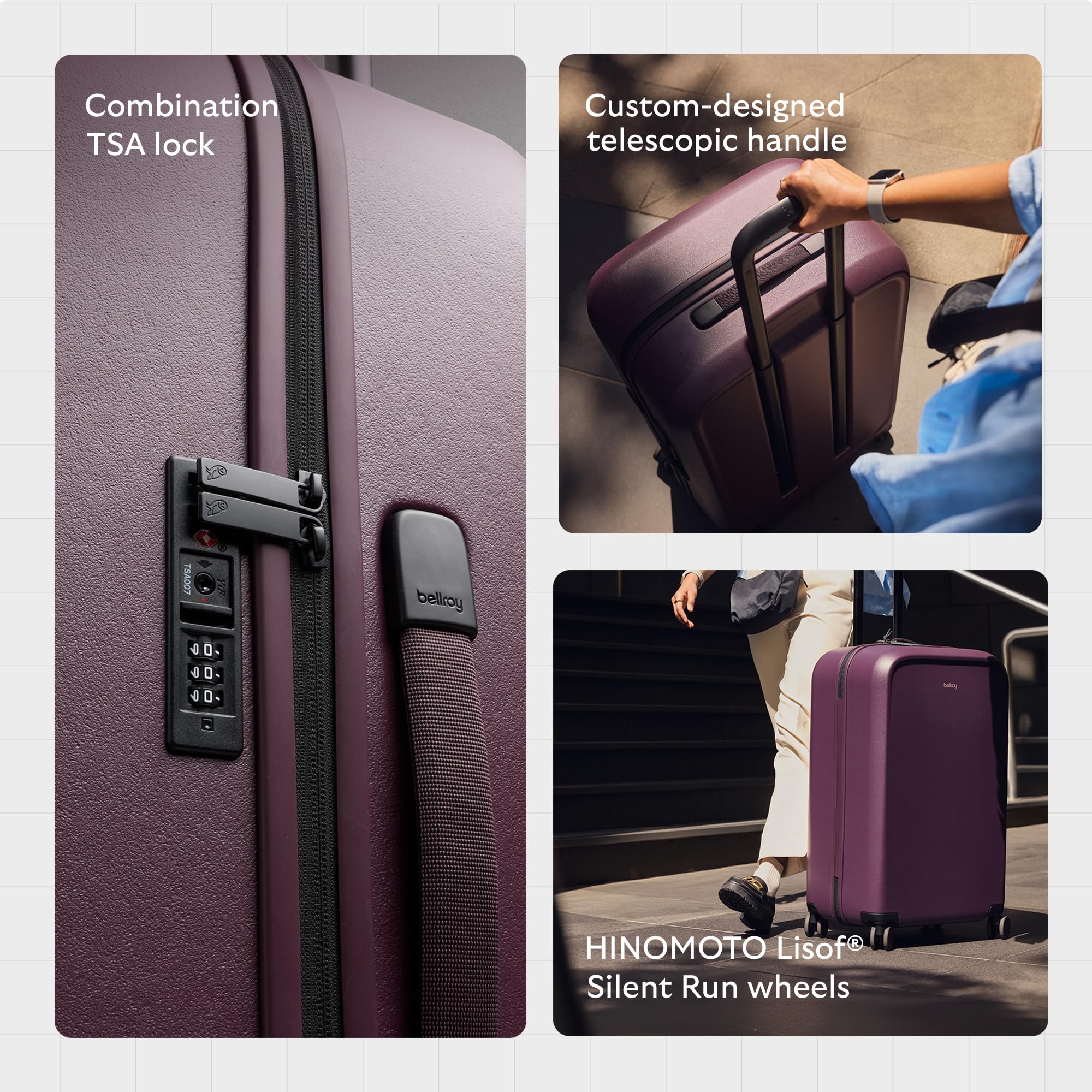 bellroy-transit-check-in-large-valise-soute-101-l-rigide-polycarbonate-mat-roule image 5