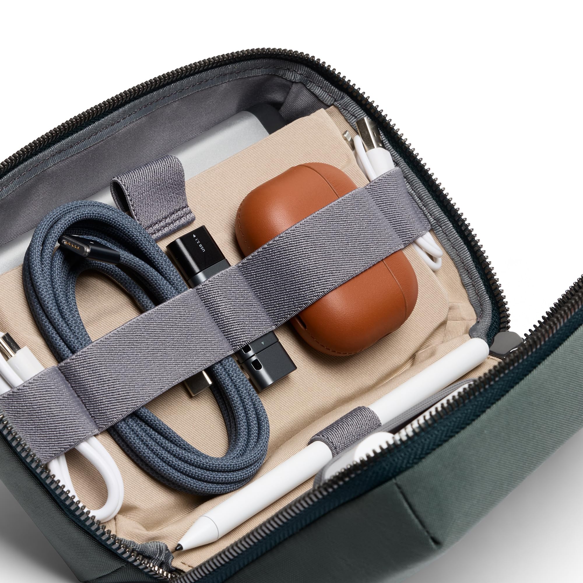 bellroy-tech-kit-tui-fermeture-clair-pour-accessoires-hi-tech-everglade image 3