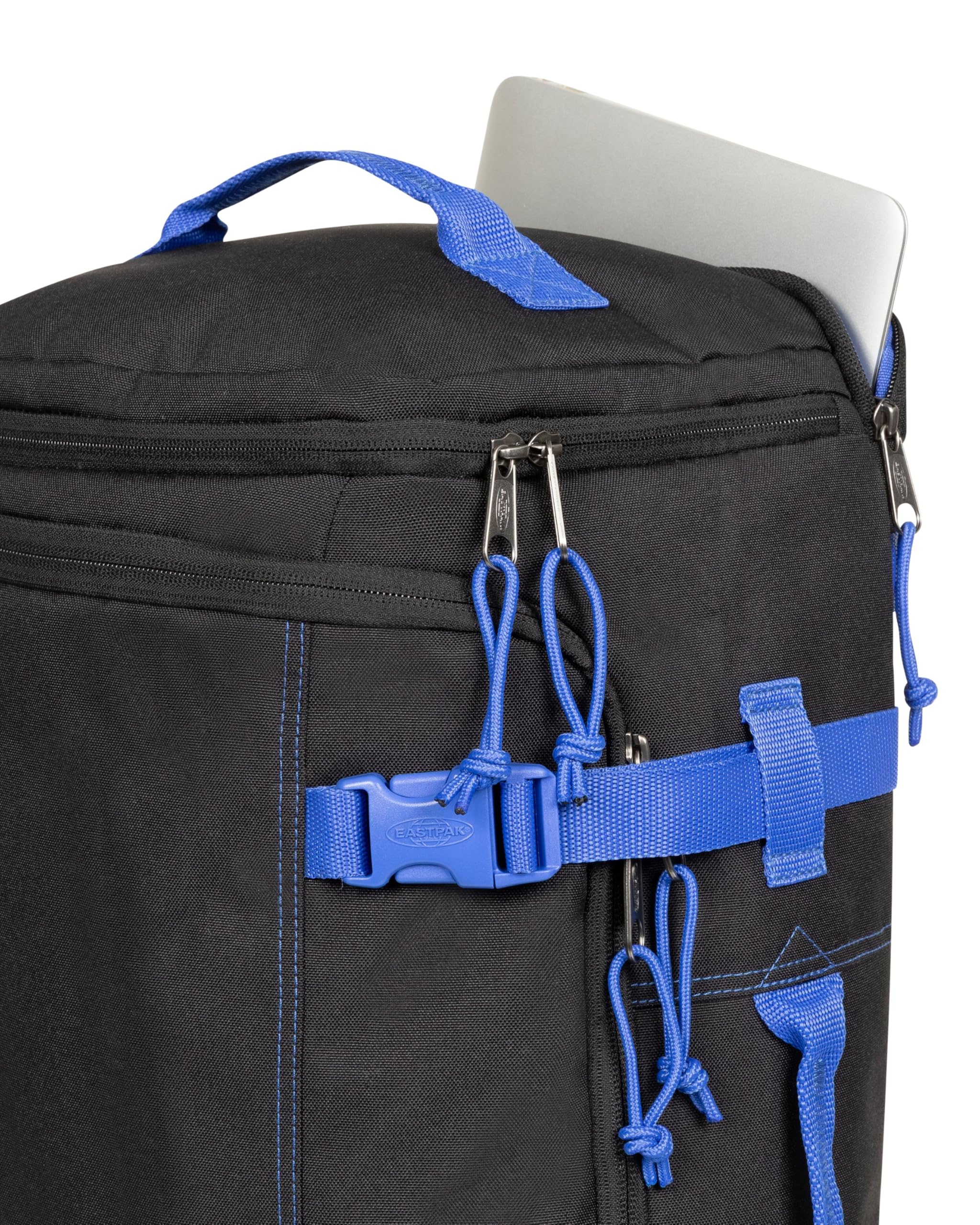 eastpak-sac-de-voyage-carry-pack-45l-avec-pochette-17-kontrast-noir-et-bleu image 5